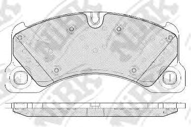 NIBK PN0529 Колодки тормозные дисковые