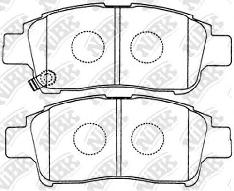 NIBK PN1471 Колодки передние (TOYOTA YARIS / VITZ 1.0-1.3 ) PN1471