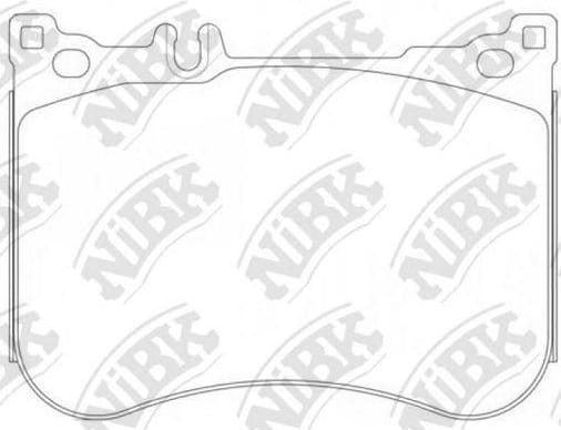 NIBK PN31013 Колодки тормозные дисковые перед