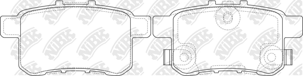 NIBK PN8864S Колодки тормозные дисковые Perfomance