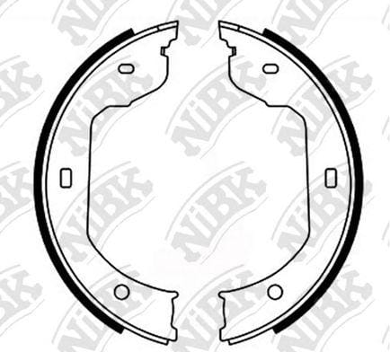 NIBK FN0589 Колодки тормозные барабанные