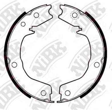 NIBK FN0626 Колодки ст.торм.MITSUBISHI PAJERO III/IV 00- (d 200мм.)
