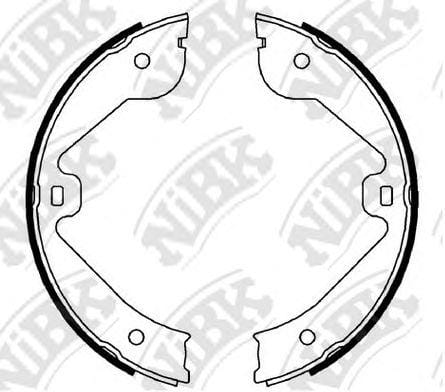 NIBK FN0638 Колодки стояночного тормоза VW TOUAREG 2003-2010 FN0638