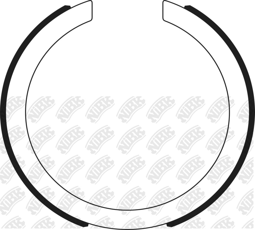 NIBK FN0696 Колодки тормозные барабанные