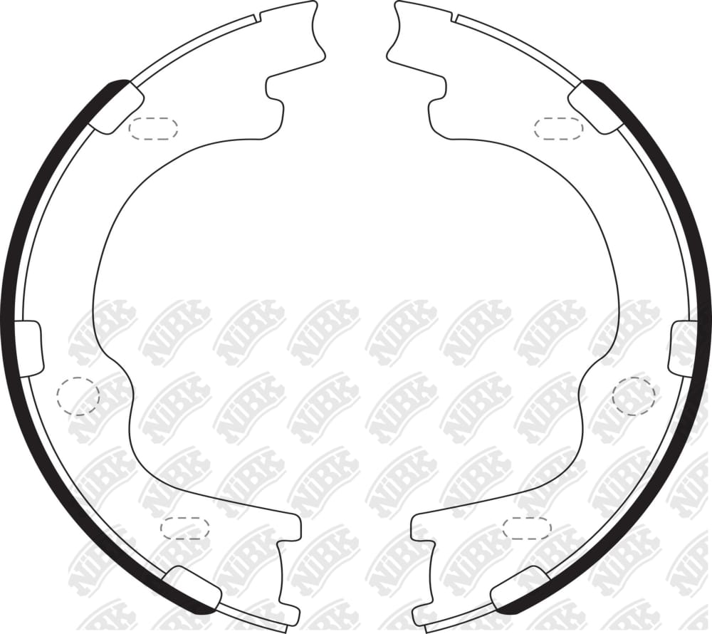 NIBK FN11006 Колодки торм.зад.