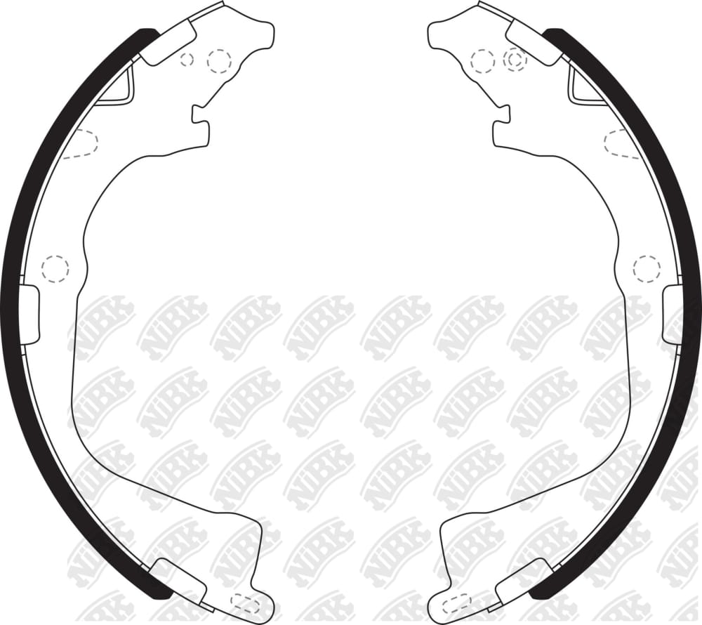NIBK FN33001 Колодки торм. бар.