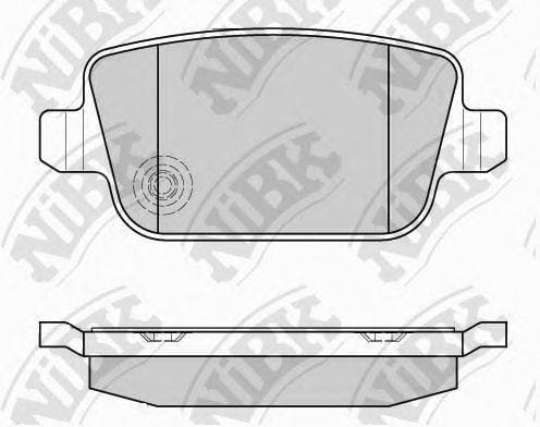 NIBK PN0461 Колодки торм.зад.