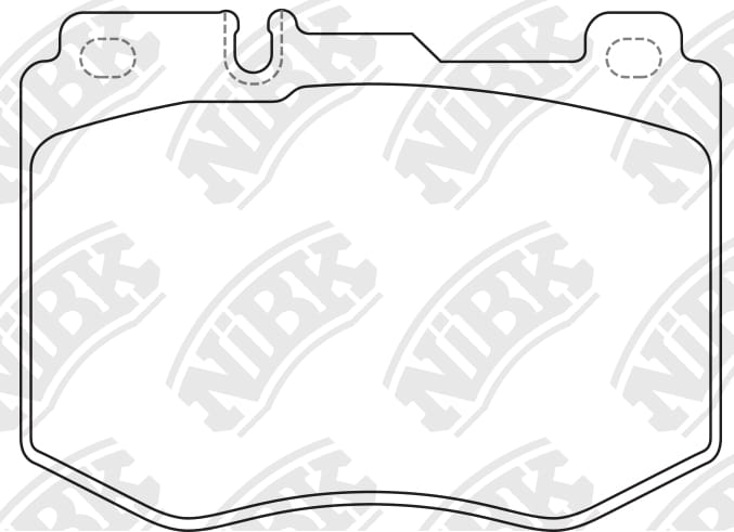 NIBK PN0585 Колодки торм.