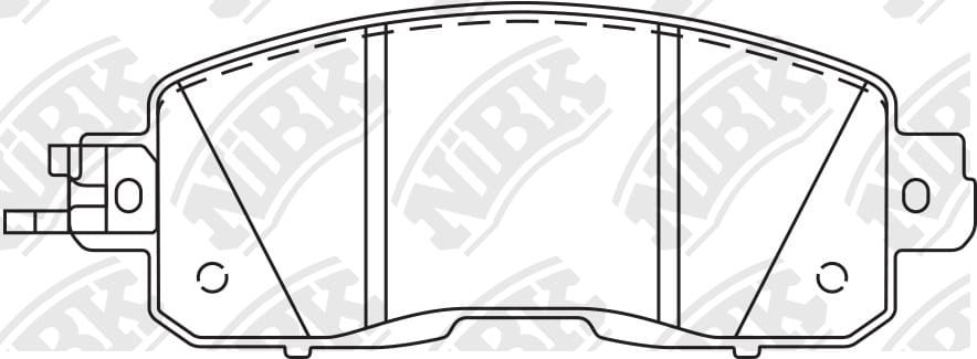 NIBK PN2807S Колодки тормозные дисковые Perfomance