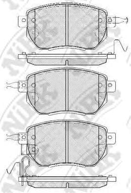 NIBK PN2901 Колодки тормозные дисковые