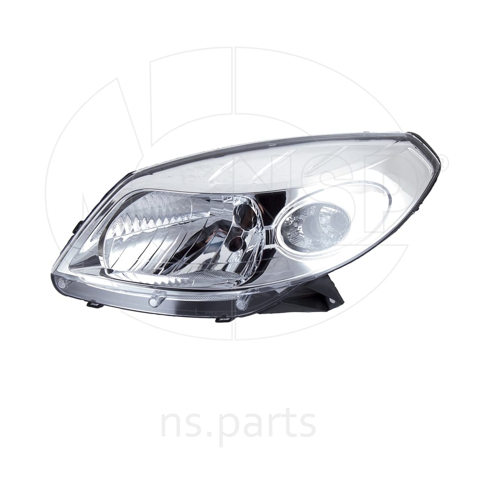 NSP NSP078200733878 Фара левая RENAULT Sandero (хром)