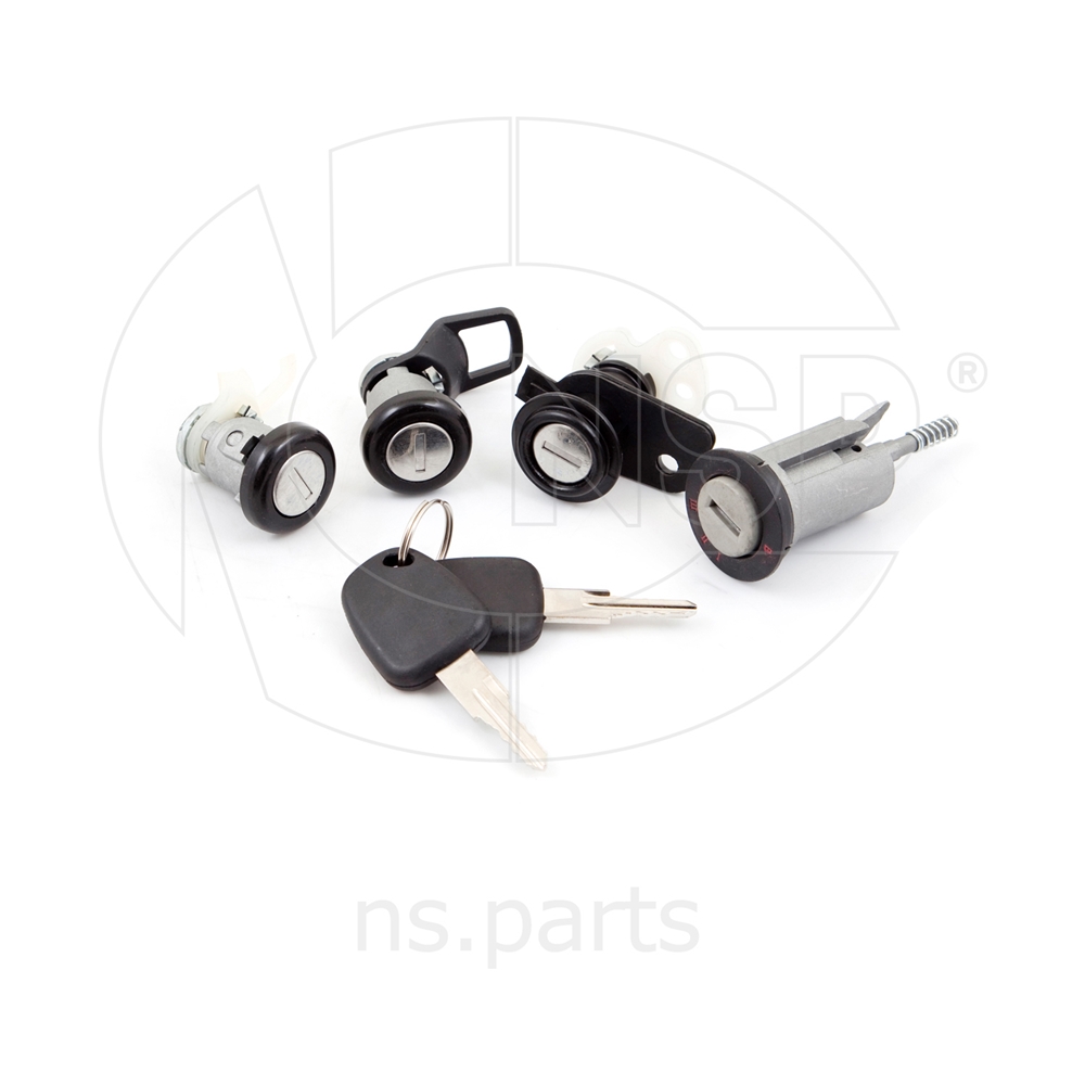NSP NSP0196223338 Комплект личинок замков DAEWOO NEXIA (к-кт личинок с ключами)