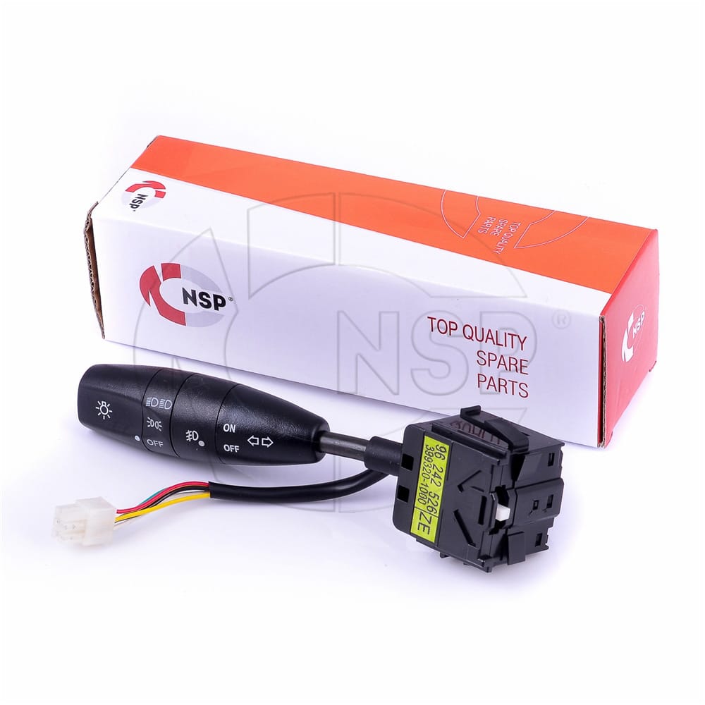 NSP NSP0196242526 Переключатель подрулевой левый (с ПТФ) CHEVROLET Lanos