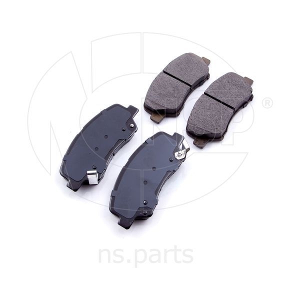 NSP NSP02581014LA00 Колодки тормозные передние HYUNDAI Solaris/KIA Rio III (11-17)