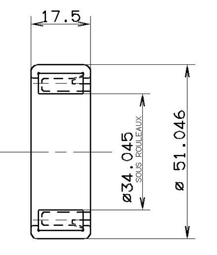 NTN-SNR RNU12044S01 Подшипник коробки передач