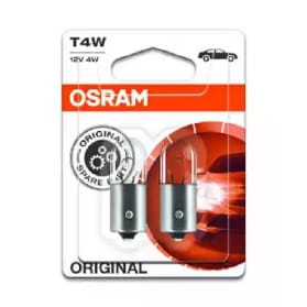 OSRAM 389302B Лампа T4W 12V 4W BA9s ORIGINAL LINE ORIGINAL LINE (блистер 2шт.)
