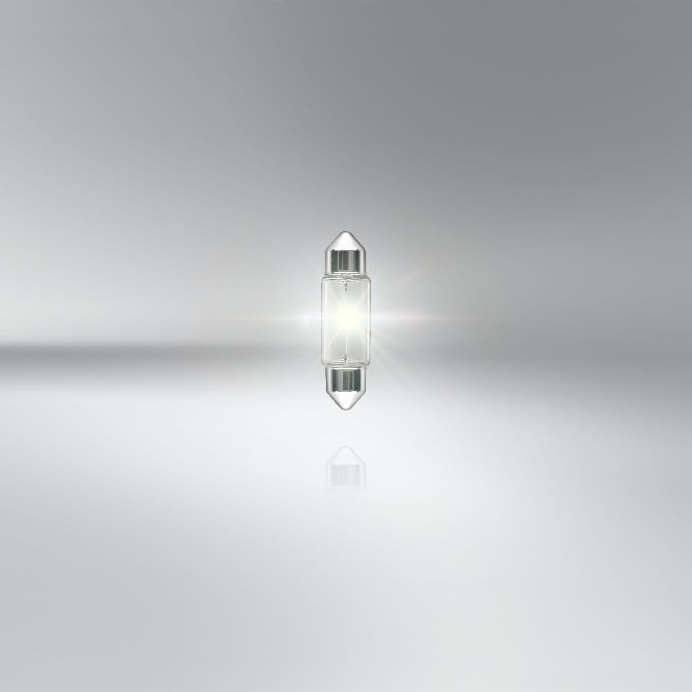 OSRAM 6411 Лампа накаливания сигнальная C10W SV8,5-8 Original 12V 10W картон 10шт цена за 1шт