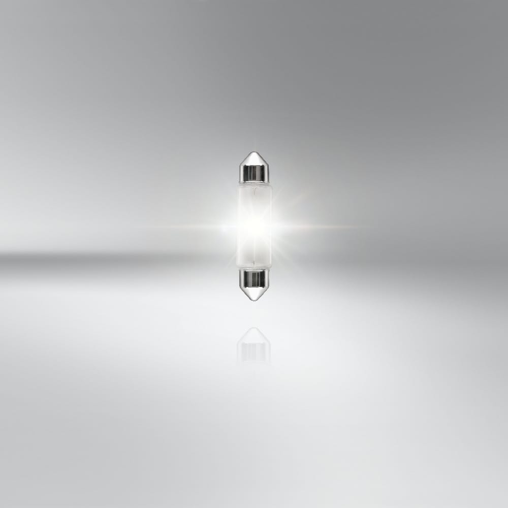 OSRAM 6413 Лампа накаливания сигнальная C5W SV8.5-8 Original 12V 5W 41мм картон 10шт цена за 1шт
