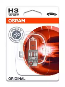 OSRAM 6415101b Лампа галогеновая головного света h3 pk22s 12v 55w pk22s блистер 1шт купить в Самаре