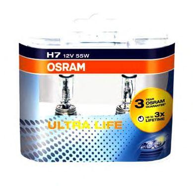 OSRAM 64210ulthcb Комплект ламп h7 12v 55w px26d ultra life 2шт. купить в Самаре
