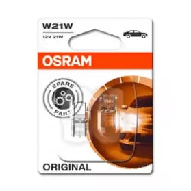 OSRAM 750502B Лампа W21W 12V 21W (W3x16d) ORIGINAL LINE (блистер 2шт.)