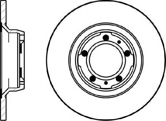 PAGID 50115 Тормозной диск