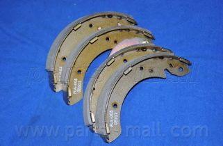 PARTS-MALL PLA003 Колодки торм.бар.HYUNDAI SONATA II/III 88-98/TRAJET 03-