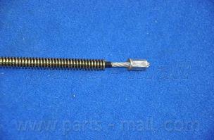 PARTS-MALL PTA252 Трос ручного тормоза HYUNDAI H-1/GRAND STAREX 07- лев.