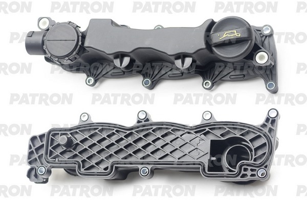 PATRON P170024 Крышка клапанная (Mot. 1.6HDI DV6TED4) PEUGEOT: 207 06-13, 307 01-08, 308 07-15, 407 04-10, Partner Tepee (B9) 08-18   CITROEN: Berlingo 02-, C2 03-08, C3 02-09, C4/Pi