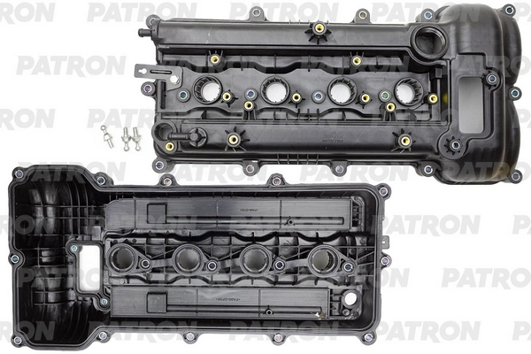 PATRON P170057 Крышка клапанная HYUNDAI: Solaris 2017-, I30 2012-, Elantra 2011-2016, Veloster 2011-2017 / KIA: Ceed 2012-, Cerato 2013-2020, Soul 2009-2018