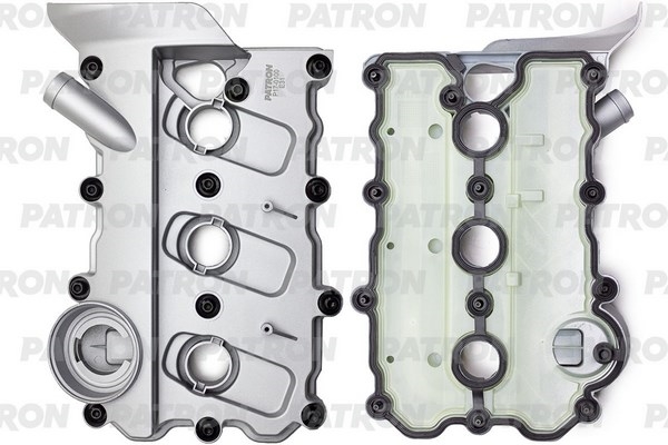 PATRON P170100 Крышка клапанная Левая (3.2FSI V6 32V) AUDI: A4 2005-2007, A6 2004-2011, A8 2002-2010, Allroad quattro 2006-2011