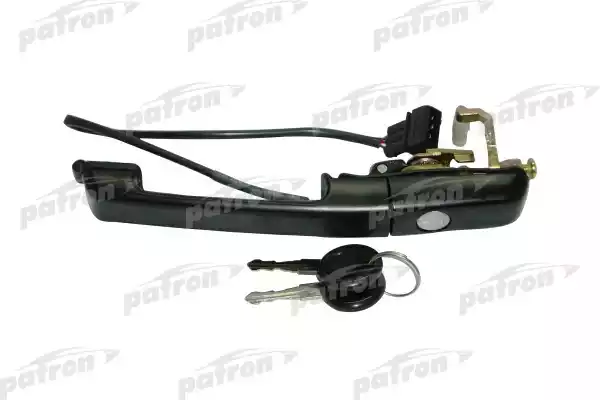 PATRON P200013L Ручка двери передняя левая (с замком и ключом) VW: PASSAT 88-91