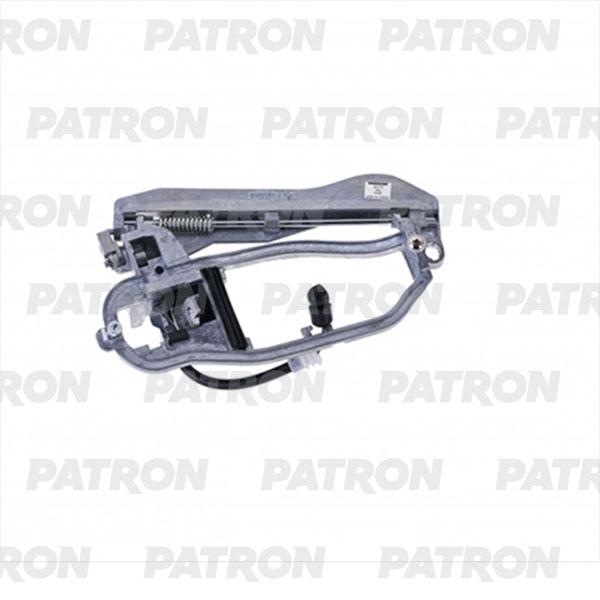 PATRON P200139R Ручка двери наружн механизм передн прав с тросом BMW X5 E53 00-06 (серебр)