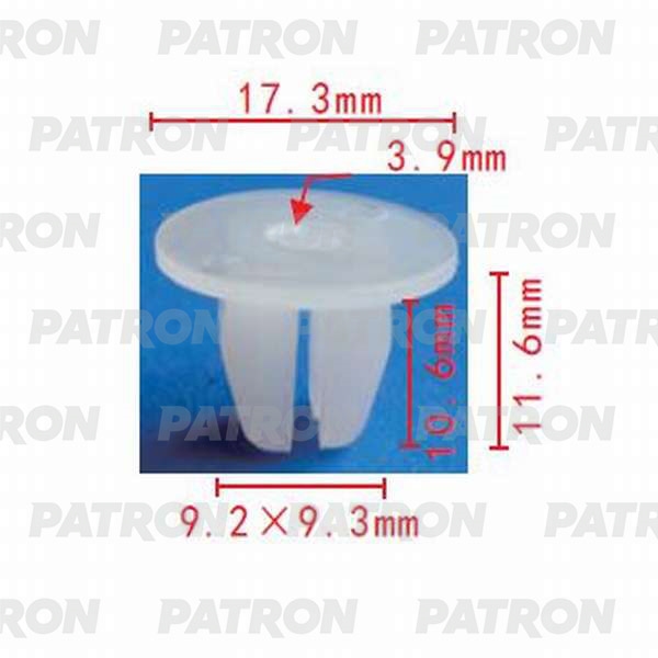 PATRON P370014 Фиксатор пластиковый
