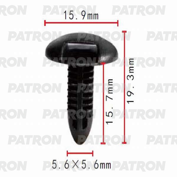 PATRON P370101 Клипса пластмассовая Lexus, Toyota применяемость: багажник