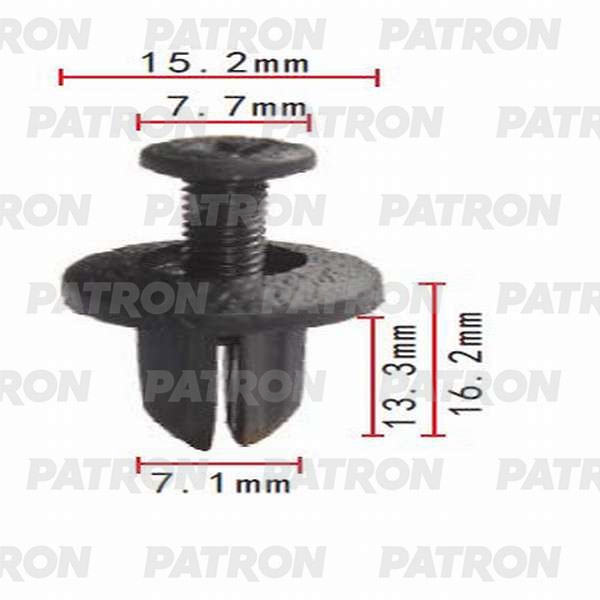 PATRON P370157 Клипса пластмассовая Acura, Honda применяемость: внутренняя отделка