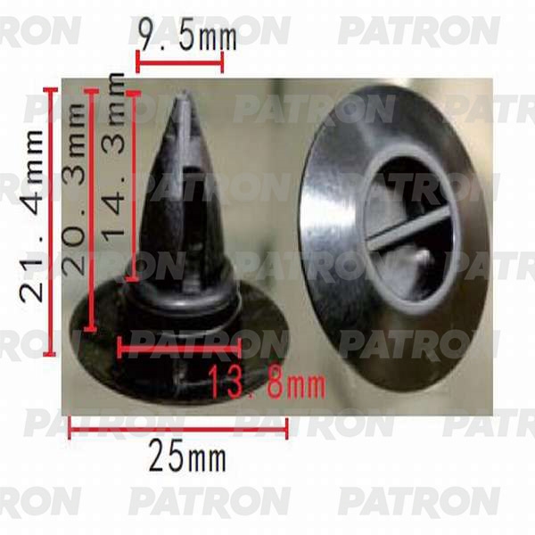 PATRON P370171 Клипса пластмассовая BMW применяемость: брызговики, подкрылок, молдинги