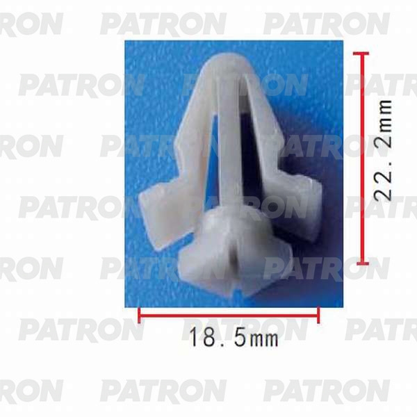 PATRON P370186 Зажим пластиковый Infiniti,Nissan применяемость: решётки