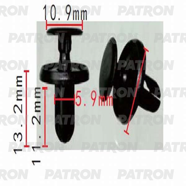 PATRON P370215 Клипса пластмассовая