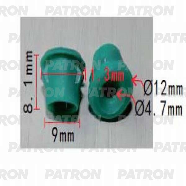 PATRON P370239 Втулка пластиковая BMW, Mini Cooper применяемость: универсальная, дверь, крылья, молдинги, пороги