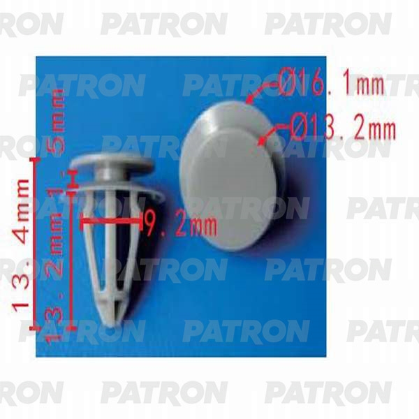 PATRON P370244 Клипса пластмассовая Mercedes применяемость: багажник
