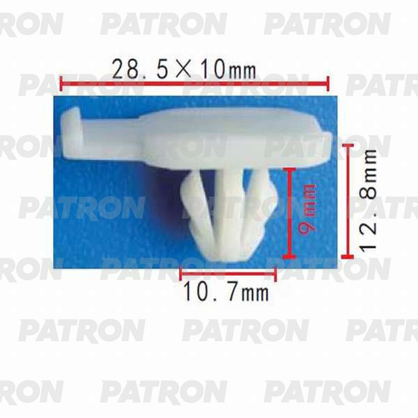 PATRON P370290 Зажим пластиковый Audi,Seat,Skoda,Volkswagen применяемость: молдинги