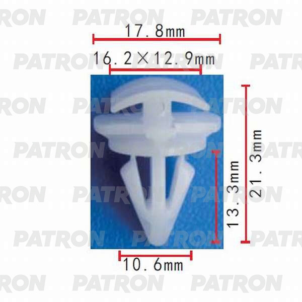 PATRON P370291 Зажим пластиковый Audi, Seat, Skoda, Volkswagen применяемость: молдинги