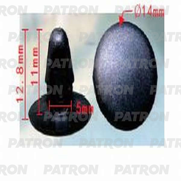 PATRON P370355 Клипса пластмассовая Lexus, Toyota применяемость: уплотнитель