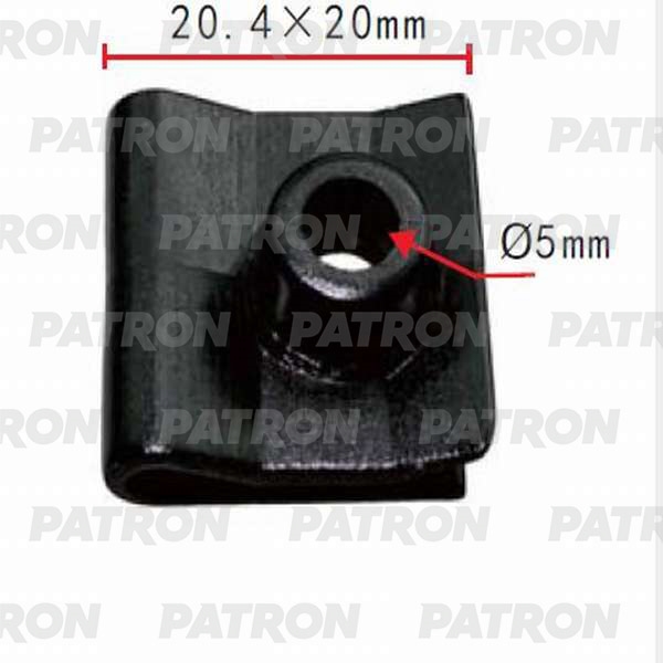 PATRON P370445 Клипса пластмассовая Infiniti,Nissan применяемость: подкрылок, крылья