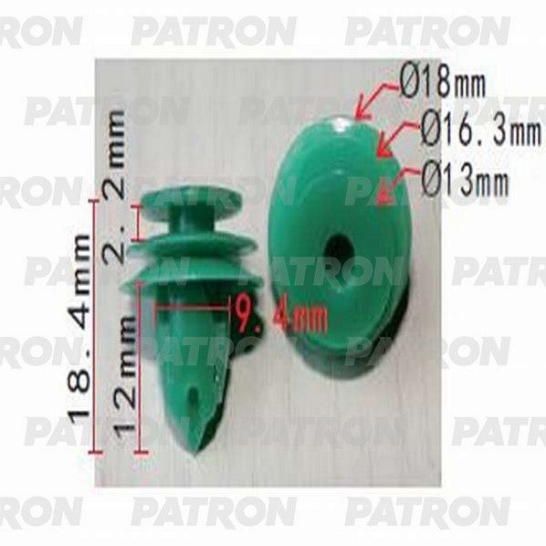 PATRON P371254 Клипса пластмассовая Acura,Honda применяемость: внутренняя отделка, двери