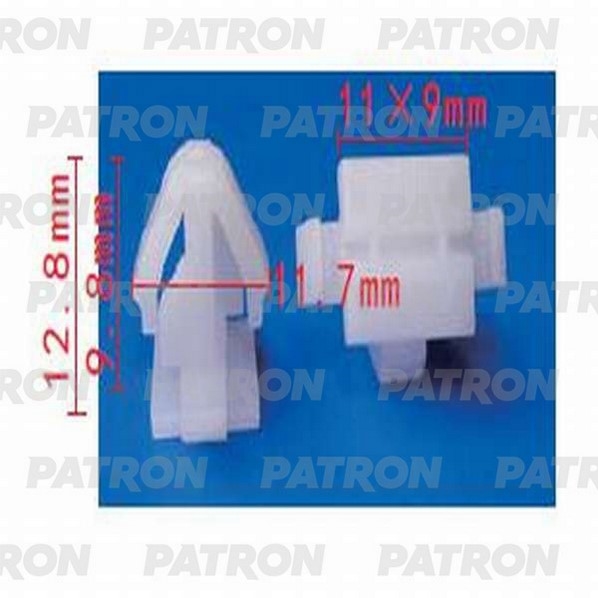 PATRON P371314 Клипса пластмассовая Hyundai,Kia применяемость: пороги, уплотнитель