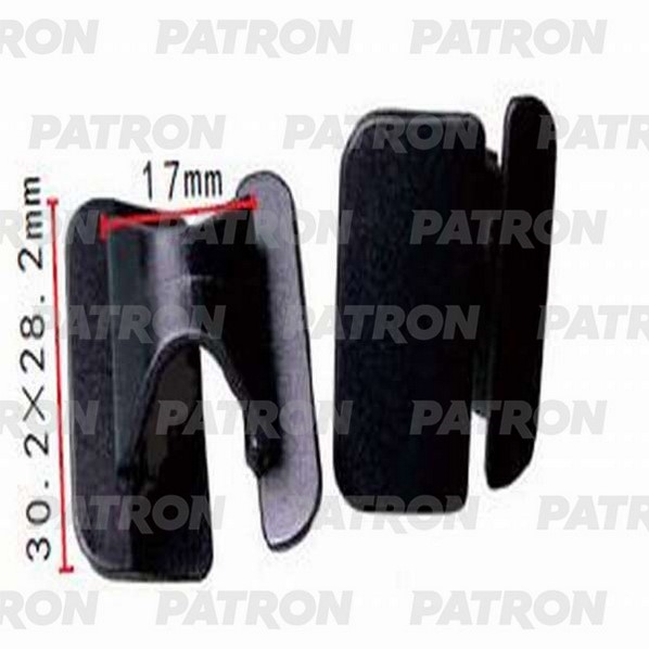 PATRON P371390 Зажим пластиковый Ford применяемость: подкапотное пространство, уплотнитель