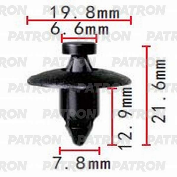 PATRON P371391 Клипса пластмассовая Volvo применяемость: бампер, защита, уплотнитель