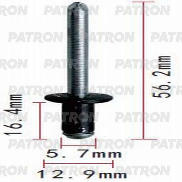 PATRON P371422 Заклепка металлическая TOYOTA применяемость: заклепка лючка бензобака